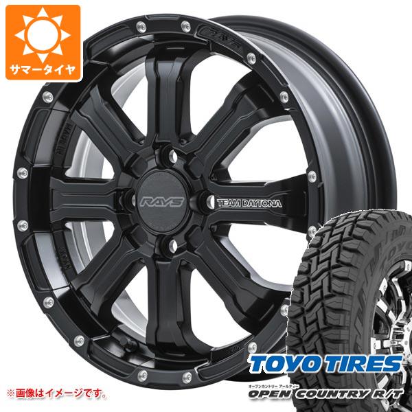 【タイヤ交換対象】エブリイワゴン DA17W用 サマータイヤ トーヨー オープンカントリー R/T 165/60R15 77Q ホワイトレター レイズ デイトナ FDX-K 5.0-15 タイヤホイール4本セット|タイヤ1番