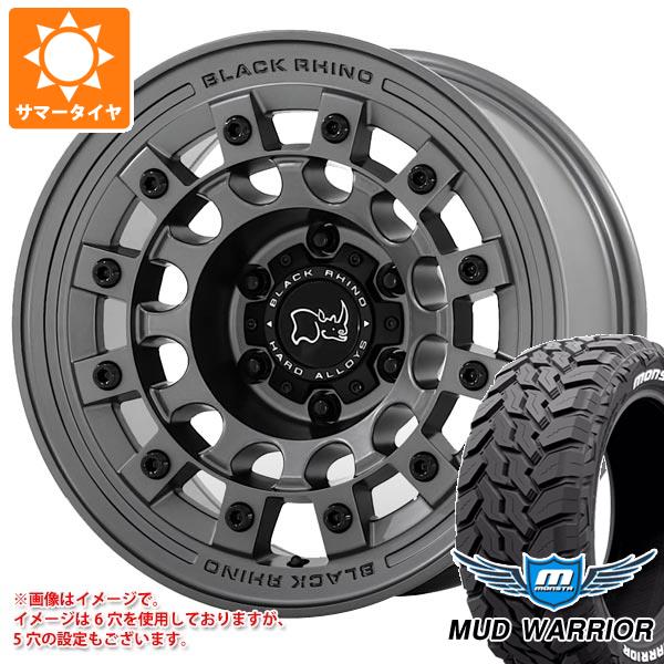 【タイヤ交換対象】トライトン LC2T用 サマータイヤ モンスタ マッドウォーリアー LT265/65R17 120/117Q ホワイトレター ブラックライノ フジ 8.0-17 タイヤホイール4本セット 150,200円