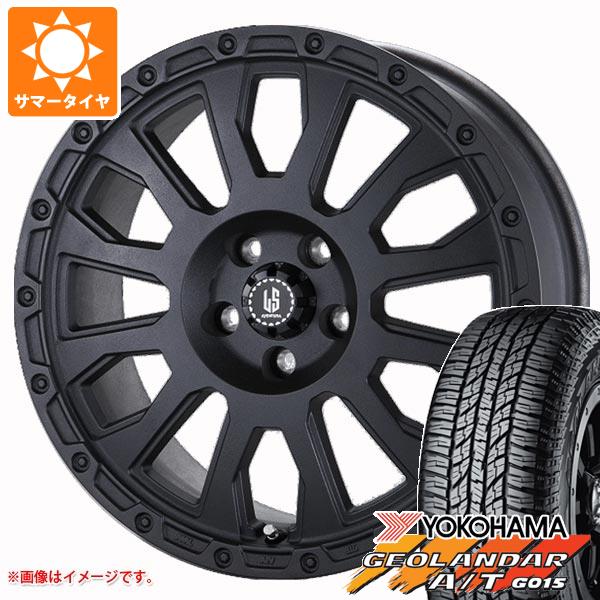 【タイヤ交換対象】ジープ ラングラー JK/JL系用 サマータイヤ ヨコハマ ジオランダー A/T G015 P285/70R17 117T アウトラインホワイトレター ラ・ストラーダ アヴェンチュラ タイヤホイール4本セット｜タイヤ１番 104,445円