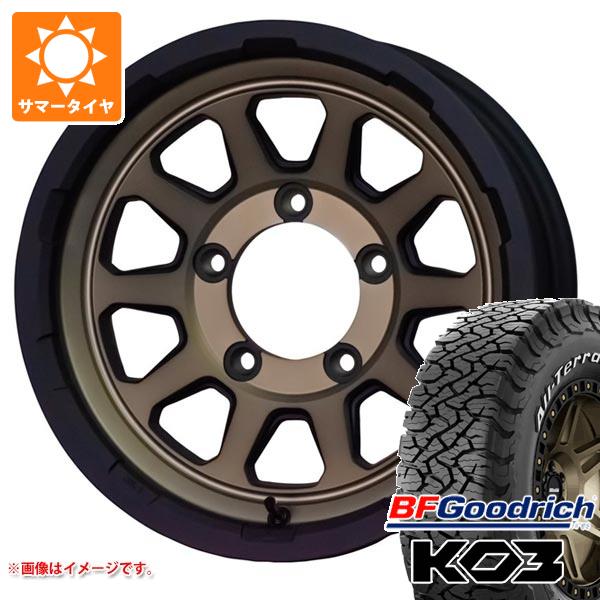 【タイヤ交換対象】ジムニー JB64W用 2026年製 サマータイヤ BFグッドリッチ オールテレーンT/A KO3 LT215/70R16 100/97S ホワイトレター マッドクロスレンジャー 5.5-16 タイヤホイール4本セット｜タイヤ１番
