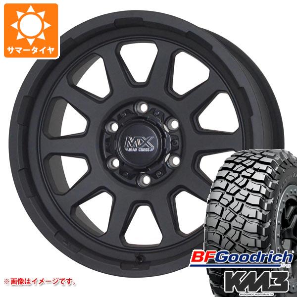 【タイヤ交換対象】FJクルーザー 10系用 サマータイヤ BFグッドリッチ マッドテレーンT/A KM3 LT265/70R17 121/118Q マッドクロスレンジャー 8.0-17 タイヤホイール4本セット