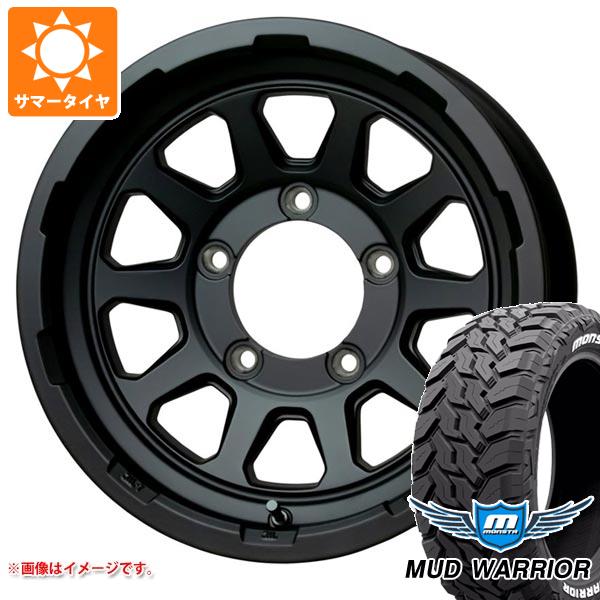 【タイヤ交換対象】ジムニー JB64W用 2026年製 サマータイヤ モンスタ マッドウォーリアー LT215/70R16 107/105Q ホワイトレター マッドクロスレンジャー 5.5-16 タイヤホイール4本セット｜タイヤ１番