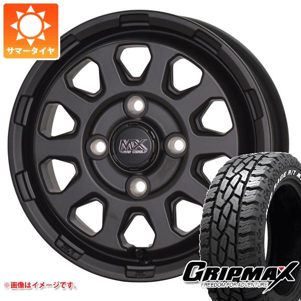 【タイヤ交換対象】サマータイヤ 145R14 85/83Q グリップマックス マッドレイジ R/T MAX ホワイトレター マッドクロスレンジャー 4.5-14 タイヤホイール4本セット