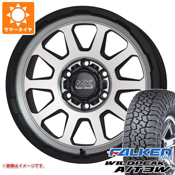 【タイヤ交換対象】ランドクルーザー プラド 150系用 サマータイヤ ファルケン ワイルドピーク A/T3W LT285/70R17 116Q マッドクロスレンジャー 8.0-17 タイヤホイール4本セット｜タイヤ１番