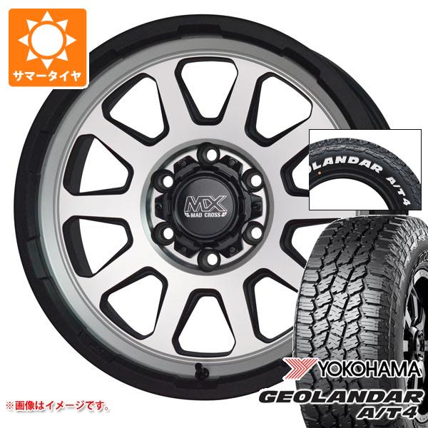 【タイヤ交換対象】トヨタ ハイエース 200系用 2026年製 サマータイヤ ヨコハマ ジオランダー A/T4 G018 215/65R16C 109/107S ホワイトレター マッドクロスレンジャー 6.5-16 タイヤホイール4本セット｜タイヤ１番