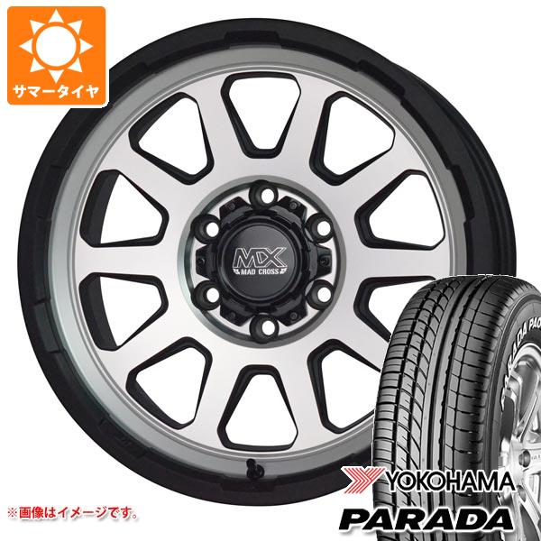 【タイヤ交換対象】ハイエース 200系用 2026年製 サマータイヤ ヨコハマ パラダ PA03 215/65R16C 109/107S ホワイトレター マッドクロスレンジャー 6.5-16 タイヤホイール4本セット
