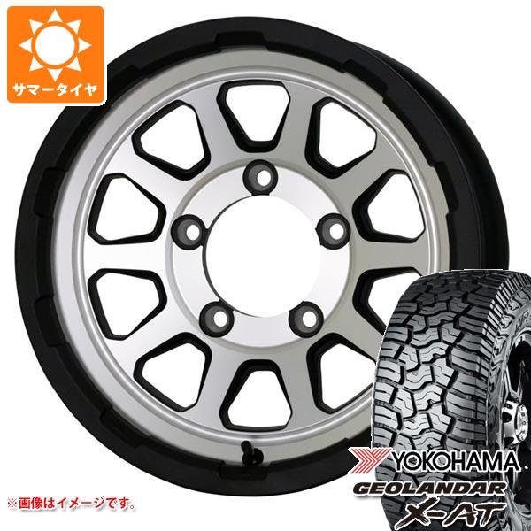 【タイヤ交換対象】ジムニー JB64W用 サマータイヤ ヨコハマ ジオランダー X-AT G016 LT225/75R16 103/100Q アウトラインホワイトレター マッドクロスレンジャー 5.5-16 タイヤホイール4本セット