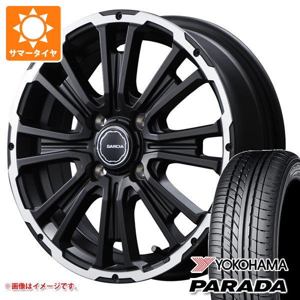 【タイヤ交換対象】2026年製 サマータイヤ 165/55R14 95/93N ヨコハマ パラダ PA03 ブラックレター SS リボルバーKC 4.5-14 タイヤホイール4本セット｜タイヤ１番