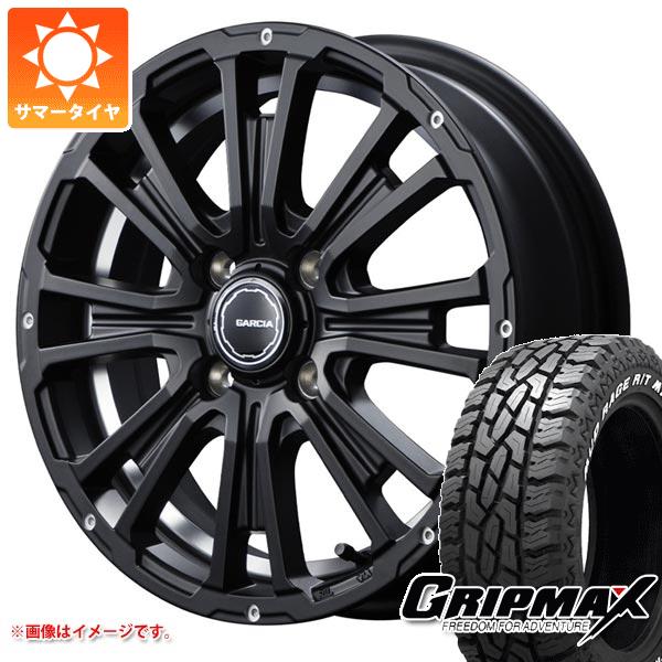 【タイヤ交換対象】サマータイヤ 145R14 85/83Q グリップマックス マッドレイジ R/T MAX ホワイトレター SS リボルバーKC 4.5-14 タイヤホイール4本セット