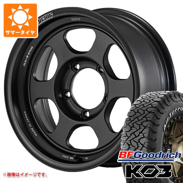 【タイヤ交換対象】5本セット ジムニー用 2026年製 サマータイヤ BFグッドリッチ オールテレーンT/A KO3 LT175/80R16 92S ホワイトレター レイズ ボルクレーシング TE37XT for J UL 5.5-16 タイヤホイール5本セット|タイヤ1番