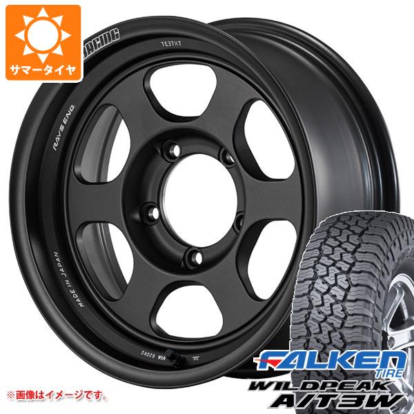 【タイヤ交換対象】5本セット スズキ ジムニーノマド JC74W用 サマータイヤ ファルケン ワイルドピーク A/T3W 235/70R16 109T XL レイズ ボルクレーシング TE37XT for J UL 6.0-16 タイヤホイール5本セット
