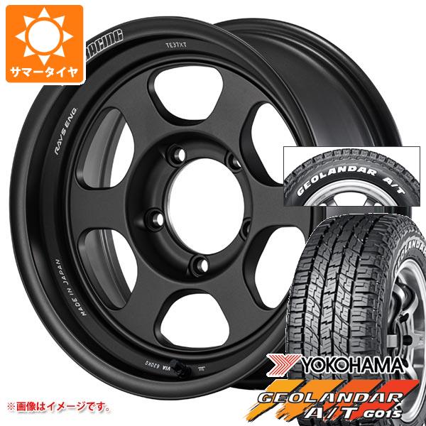 【タイヤ交換対象】5本セット スズキ ジムニーノマド JC74W用 サマータイヤ ヨコハマ ジオランダー A/T G015 185/85R16 105/103N LT ホワイトレター レイズ ボルクレーシング TE37XT for J UL 6.0-16 タイヤホイール5本セット