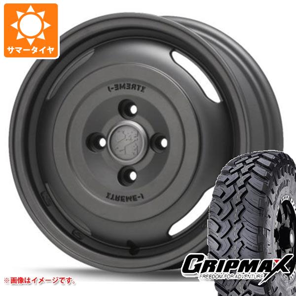 【タイヤ交換対象】サマータイヤ 185R14 102/100Q グリップマックス マッドレイジ M/T ホワイトレター MLJ エクストリームJ ジャーニー あげ軽 4.5-14 タイヤホイール4本セット｜タイヤ１番