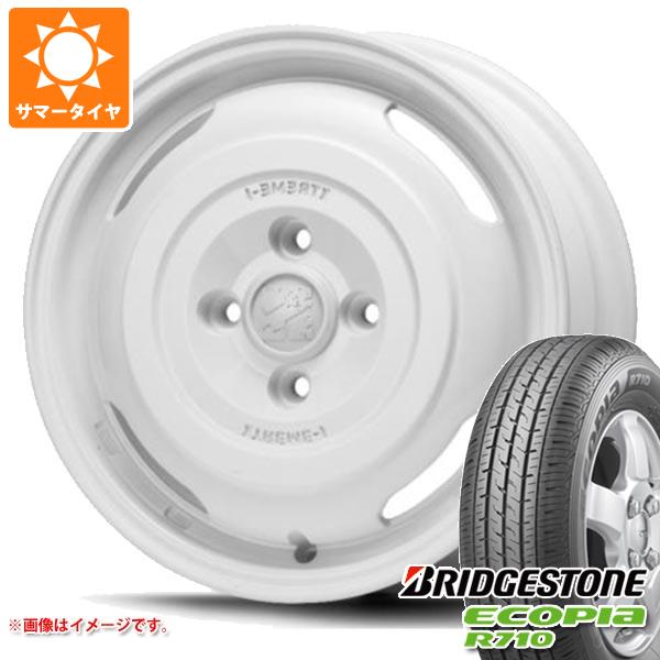 【タイヤ交換対象】ハスラー用 サマータイヤ ブリヂストン エコピア R710 165/80R14 97/95N (165R14 8PR相当) MLJ エクストリームJ ジャーニー 4.5-14 タイヤホイール4本セット|タイヤ1番
