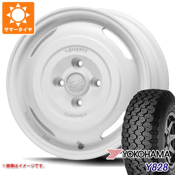 【タイヤ交換対象】サマータイヤ 175R14 6PR ヨコハマ Y828A (175/80R14 94/93N相当) MLJ エクストリームJ ジャーニー あげ軽 4.5-14 タイヤホイール4本セット|タイヤ1番
