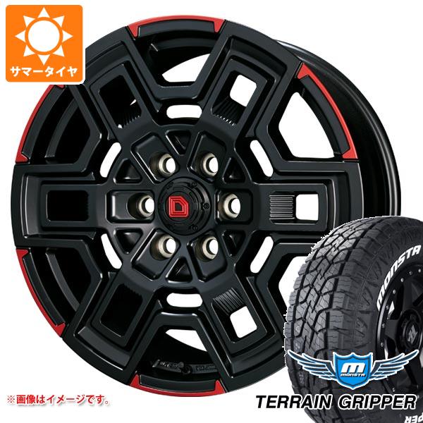 【タイヤ交換対象】ハイエース 200系用 2026年製 サマータイヤ モンスタ テレーングリッパー 215/70R16 107/105Q LT ホワイトレター クライメイト デヴグル 6.5-16 タイヤホイール4本セット|タイヤ1番