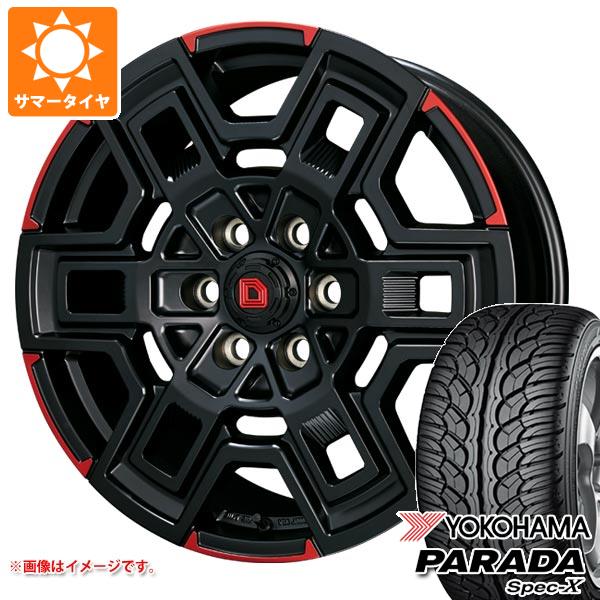 【タイヤ交換対象】ランドクルーザー300用 サマータイヤ ヨコハマ パラダ スペック-X PA02 275/55R20 117V REINF クライメイト デヴグル 9.0-20 タイヤホイール4本セット