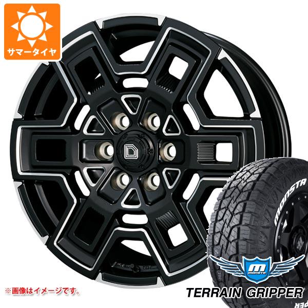 【タイヤ交換対象】ランドクルーザー300用 サマータイヤ モンスタ テレーングリッパー LT275/55R20 120/117Q ホワイトレター クライメイト デヴグル 9.0-20 タイヤホイール4本セット｜タイヤ１番