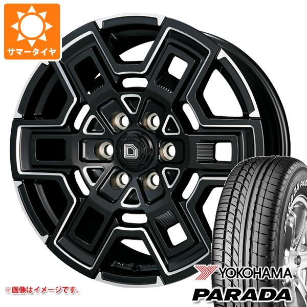 【タイヤ交換対象】ハイエース 200系用 2026年製 サマータイヤ ヨコハマ パラダ PA03 215/65R16C 109/107S ホワイトレター クライメイト デヴグル 6.5-16 タイヤホイール4本セット