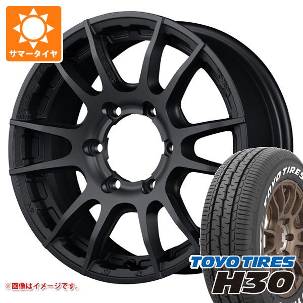 【タイヤ交換対象】トヨタ ハイエース 200系用 サマータイヤ トーヨー H30 215/65R16C 109/107R ホワイトレター レイズ グラムライツ 57XR-X 6.5-16 タイヤホイール4本セット