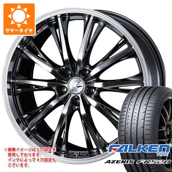 【タイヤ交換対象】サマータイヤ 245/45R19 102Y XL ファルケン アゼニス FK520L レオニス RT 8.0-19 タイヤホイール4本セット|タイヤ1番