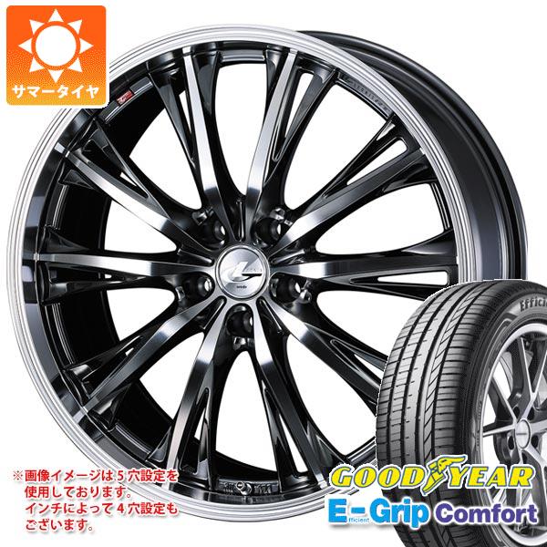 【タイヤ交換対象】サマータイヤ 245/35R20 95W XL グッドイヤー エフィシエントグリップコンフォート レオニス RT 8.5-20 タイヤホイール4本セット
