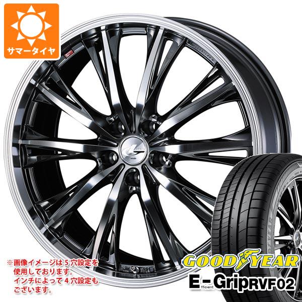 【タイヤ交換対象】サマータイヤ 215/60R16 95H グッドイヤー エフィシエントグリップ RVF02 レオニス RT 6.5-16 タイヤホイール4本セット|タイヤ1番