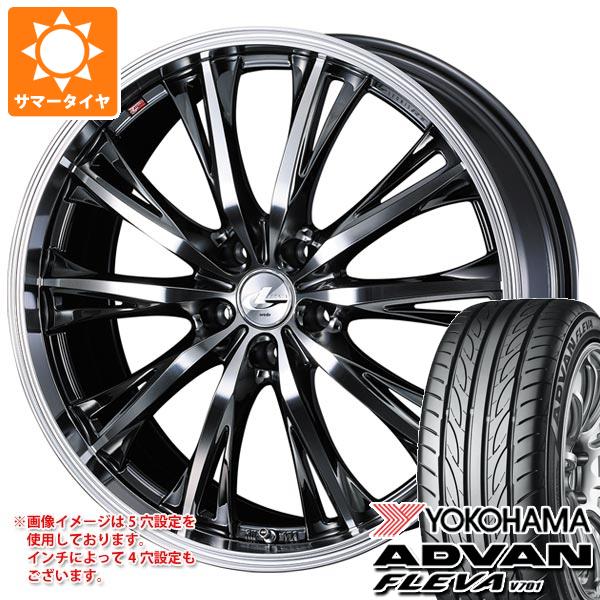 【タイヤ交換対象】サマータイヤ 205/45R17 88W XL ヨコハマ アドバン フレバ V701 レオニス RT 6.5-17 タイヤホイール4本セット|タイヤ1番