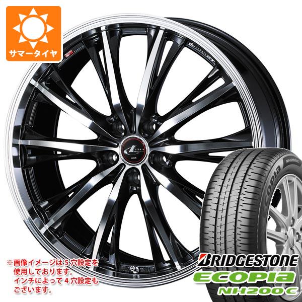 【タイヤ交換対象】サマータイヤ 165/55R14 72V ブリヂストン エコピア NH200C レオニス RT 4.5-14 タイヤホイール4本セット|タイヤ1番