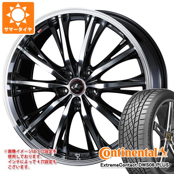 【タイヤ交換対象】サマータイヤ 245/40R19 98Y XL コンチネンタル エクストリームコンタクト DWS06 プラス レオニス RT 8.0-19 タイヤホイール4本セット