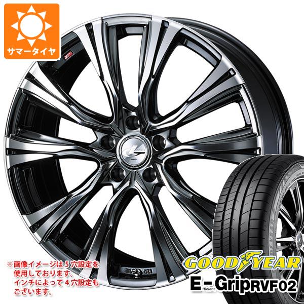 【タイヤ交換対象】サマータイヤ 245/40R20 99W XL グッドイヤー エフィシエントグリップ RVF02 レオニス VR 8.5-20 タイヤホイール4本セット