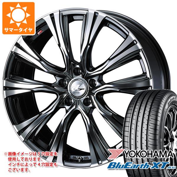 【タイヤ交換対象】サマータイヤ 225/50R18 95V ヨコハマ ブルーアースXT AE61 レオニス VR 8.0-18 タイヤホイール4本セット