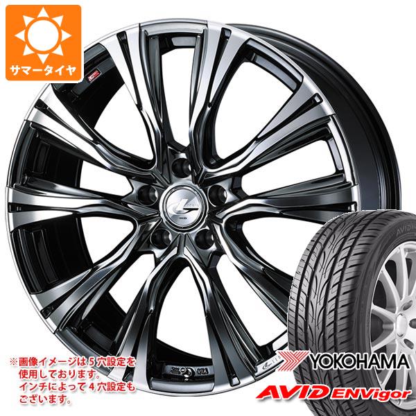 【タイヤ交換対象】サマータイヤ 245/45R19 98W ヨコハマ エービッド エンビガー S321 レオニス VR 8.0-19 タイヤホイール4本セット｜タイヤ１番