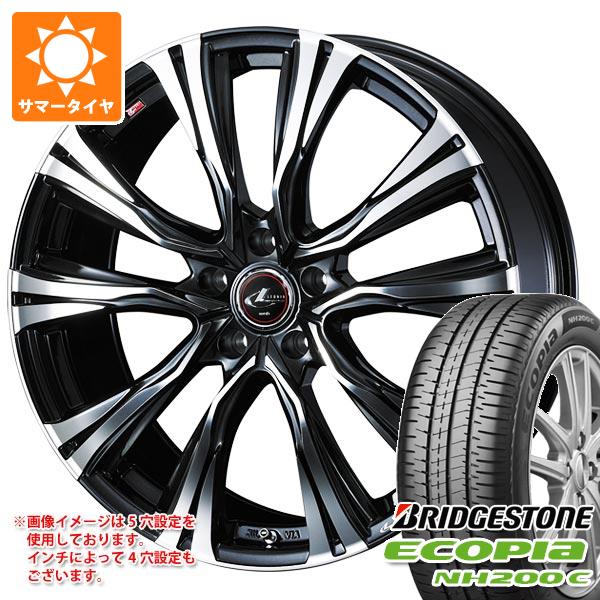 【タイヤ交換対象】2026年製 サマータイヤ 185/55R16 83V ブリヂストン エコピア NH200C レオニス VR 6.0-16 タイヤホイール4本セット|タイヤ1番