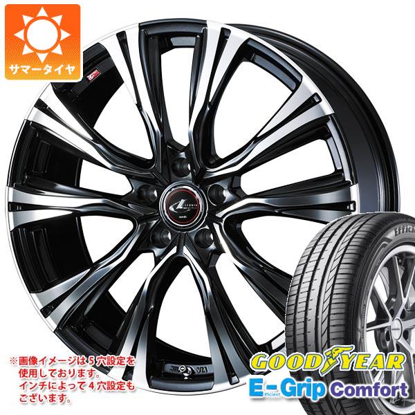 【タイヤ交換対象】サマータイヤ 225/40R19 93W XL グッドイヤー エフィシエントグリップコンフォート レオニス VR 7.5-19 タイヤホイール4本セット