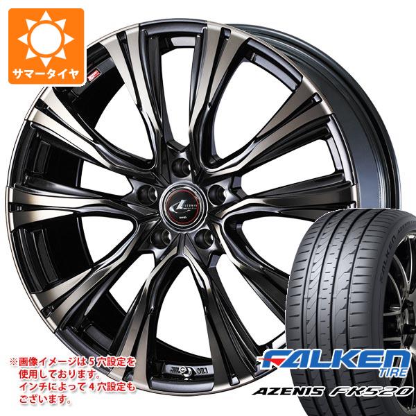 【タイヤ交換対象】サマータイヤ 245/45R19 102Y XL ファルケン アゼニス FK520L レオニス VR 8.0-19 タイヤホイール4本セット|タイヤ1番