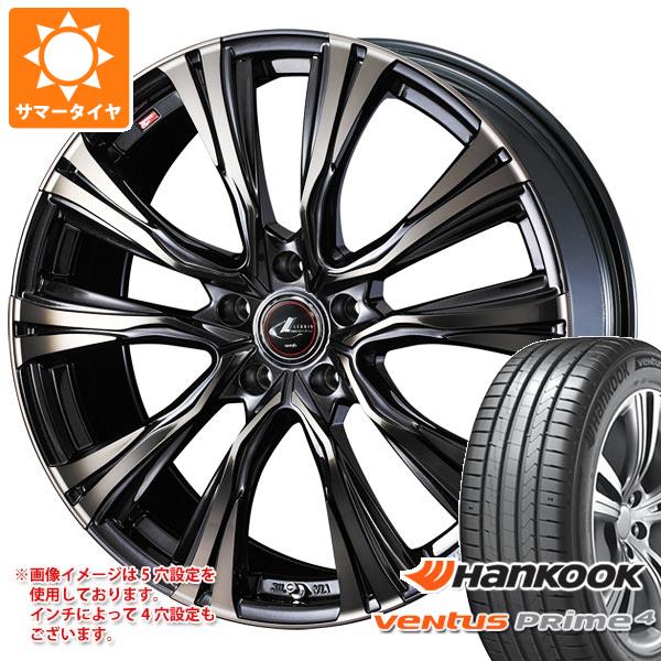 【タイヤ交換対象】サマータイヤ 225/60R17 99V ハンコック ベンタス プライム4 K135 K135A レオニス VR 7.0-17 タイヤホイール4本セット