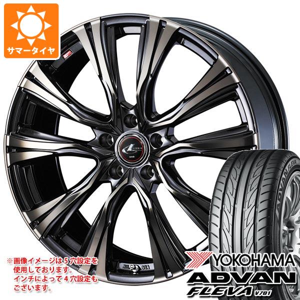 【タイヤ交換対象】サマータイヤ 215/40R17 87W XL ヨコハマ アドバン フレバ V701 レオニス VR 6.5-17 タイヤホイール4本セット｜タイヤ１番