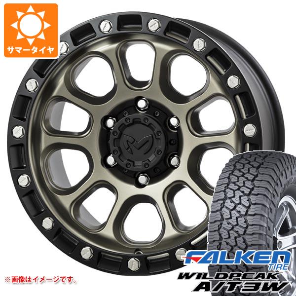 【タイヤ交換対象】サマータイヤ 265/65R17 116S XL ファルケン ワイルドピーク A/T3W MKW M204 8.0-17 タイヤホイール4本セット