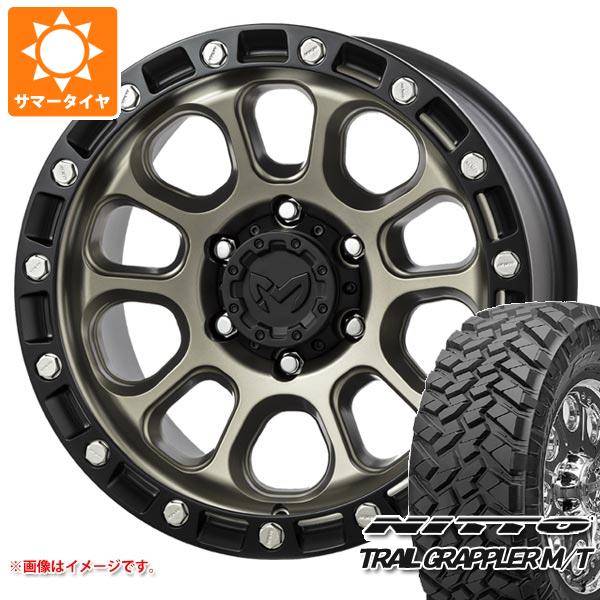 【タイヤ交換対象】サマータイヤ 265/70R17 121/118Q ニットー トレイルグラップラー M/T MKW M204 8.0-17 タイヤホイール4本セット｜タイヤ１番