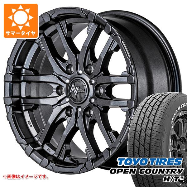 【タイヤ交換対象】トヨタ ハイエース 200系用 2026年製 サマータイヤ トーヨー オープンカントリー H/T2 215/70R16 100H ホワイトレター ナイトロパワー M26 クロスファング 6.5-16 タイヤホイール4本セット｜タイヤ１番