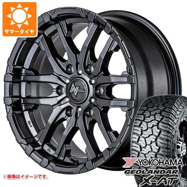 【タイヤ交換対象】トヨタ ハイエース 200系用 2026年製 サマータイヤ ヨコハマ ジオランダー X-AT G016 215/65R16C 109/107Q アウトラインホワイトレター G016A ナイトロパワー M26 クロスファング 6.5-16 タイヤホイール4本セット