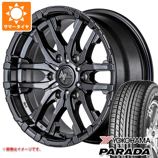【タイヤ交換対象】NV350キャラバン E26用 2026年製 サマータイヤ ヨコハマ パラダ PA03 215/65R16C 109/107S ホワイトレター ナイトロパワー M26 クロスファング 6.5-16 タイヤホイール4本セット