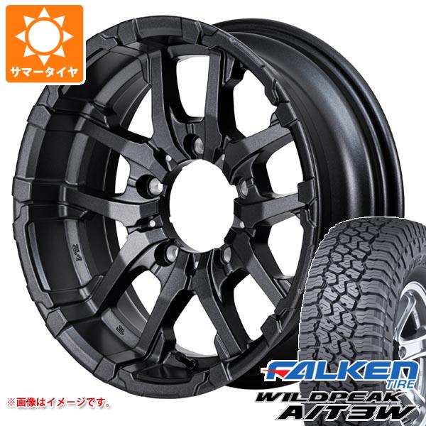 【タイヤ交換対象】5本セット スズキ ジムニーシエラ JB74W用 サマータイヤ ファルケン ワイルドピーク A/T3W 235/70R16 109T XL ナイトロパワー M26 クロスファング 6.0-16 タイヤホイール5本セット｜タイヤ１番