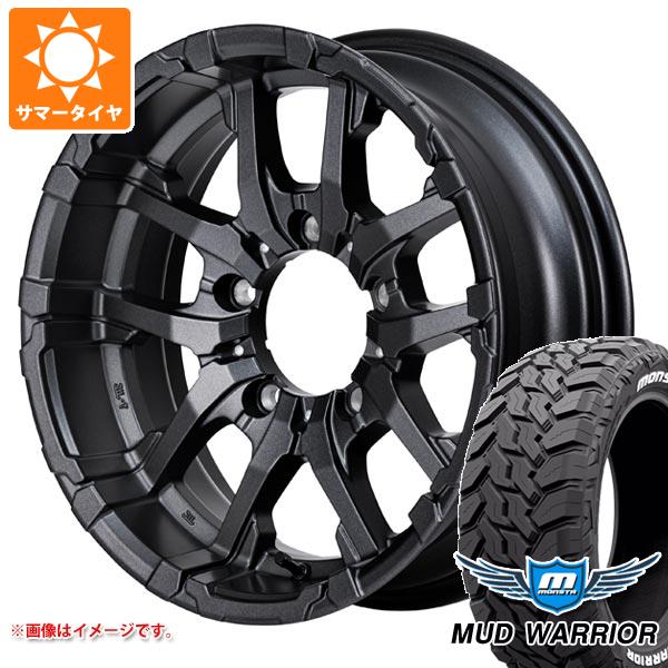 【タイヤ交換対象】スズキ ジムニーノマド JC74W用 サマータイヤ モンスタ マッドウォーリアー LT215/70R16 107/105Q ホワイトレター ナイトロパワー M26 クロスファング 6.0-16 タイヤホイール4本セット