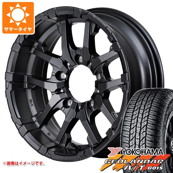【タイヤ交換対象】5本セット ジムニーシエラ JB74W用 サマータイヤ ヨコハマ ジオランダー A/T G015 LT225/75R16 115/112R アウトラインホワイトレター ナイトロパワー M26 クロスファング 6.0-16 タイヤホイール5本セット 107,500円