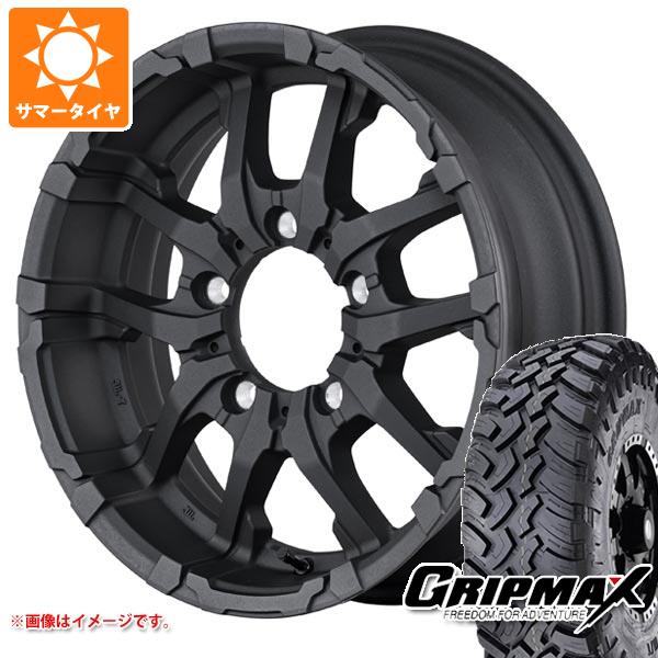 【タイヤ交換対象】5本セット ジムニー用 サマータイヤ グリップマックス マッドレイジ M/T 6.50R16 110/105Q ホワイトレター ナイトロパワー M26 クロスファング 5.5-16 タイヤホイール5本セット