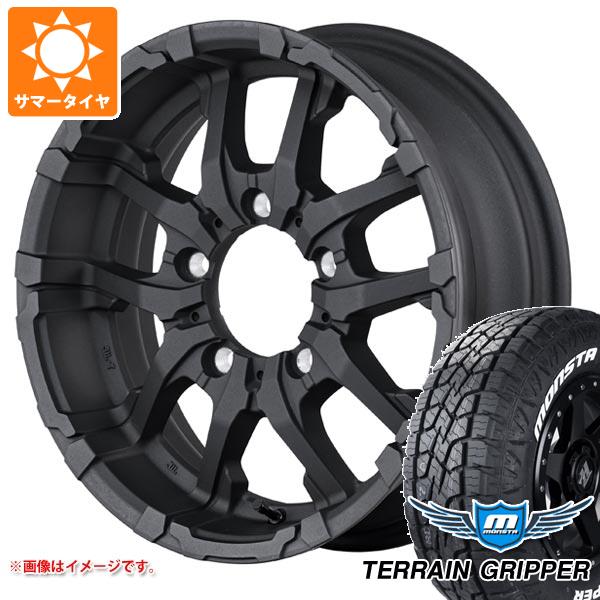 【タイヤ交換対象】ジムニー用 サマータイヤ モンスタ テレーングリッパー 175/80R16 91S ホワイトレター ナイトロパワー M26 クロスファング 5.5-16 タイヤホイール4本セット｜タイヤ１番