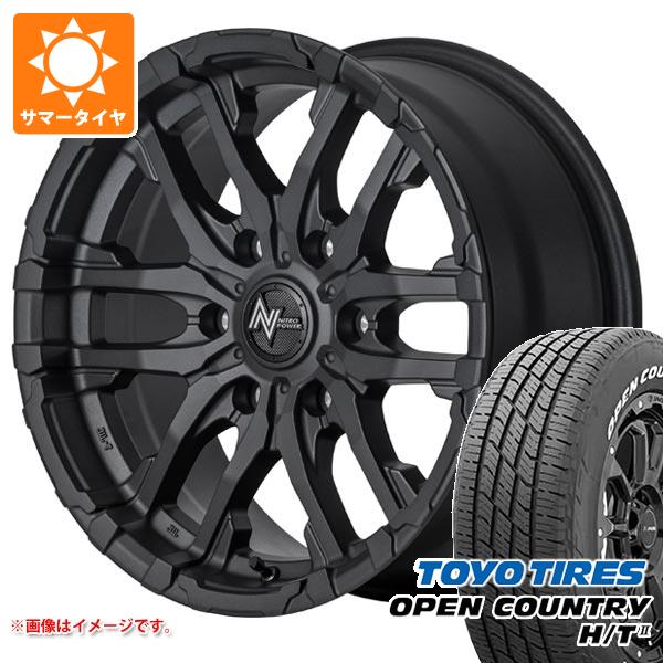 【タイヤ交換対象】トヨタ ハイエース 200系用 2026年製 サマータイヤ トーヨー オープンカントリー H/T2 215/70R16 100H ホワイトレター ナイトロパワー M26 クロスファング 6.5-16 タイヤホイール4本セット｜タイヤ１番