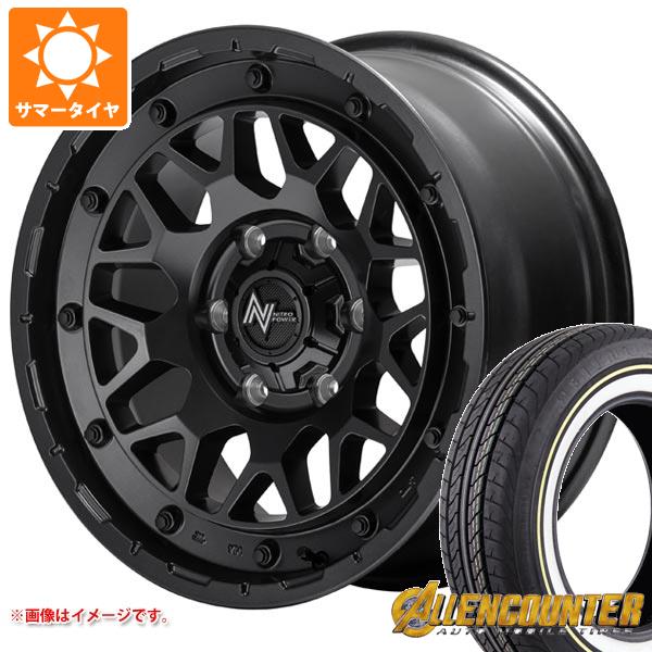 【タイヤ交換対象】トヨタ ハイエース 200系用 サマータイヤ オーレンカウンター クラシックオーバル 215/65R16C 109/107T ホワイト/イエローリボン ナイトロパワー M29 スティンガー 6.5-16 タイヤホイール4本セット|タイヤ1番